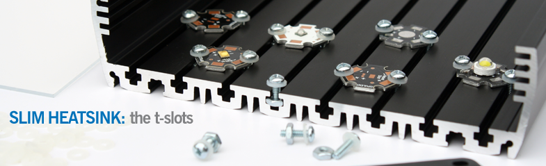 Makers SLIM Heatsink: The t-slots.